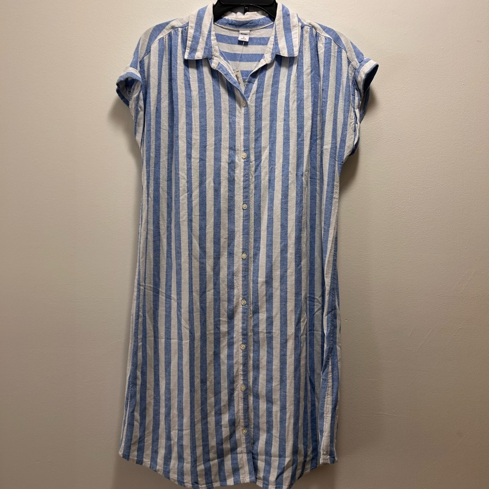 Old Navy Striped Lined Dress NWT sz M